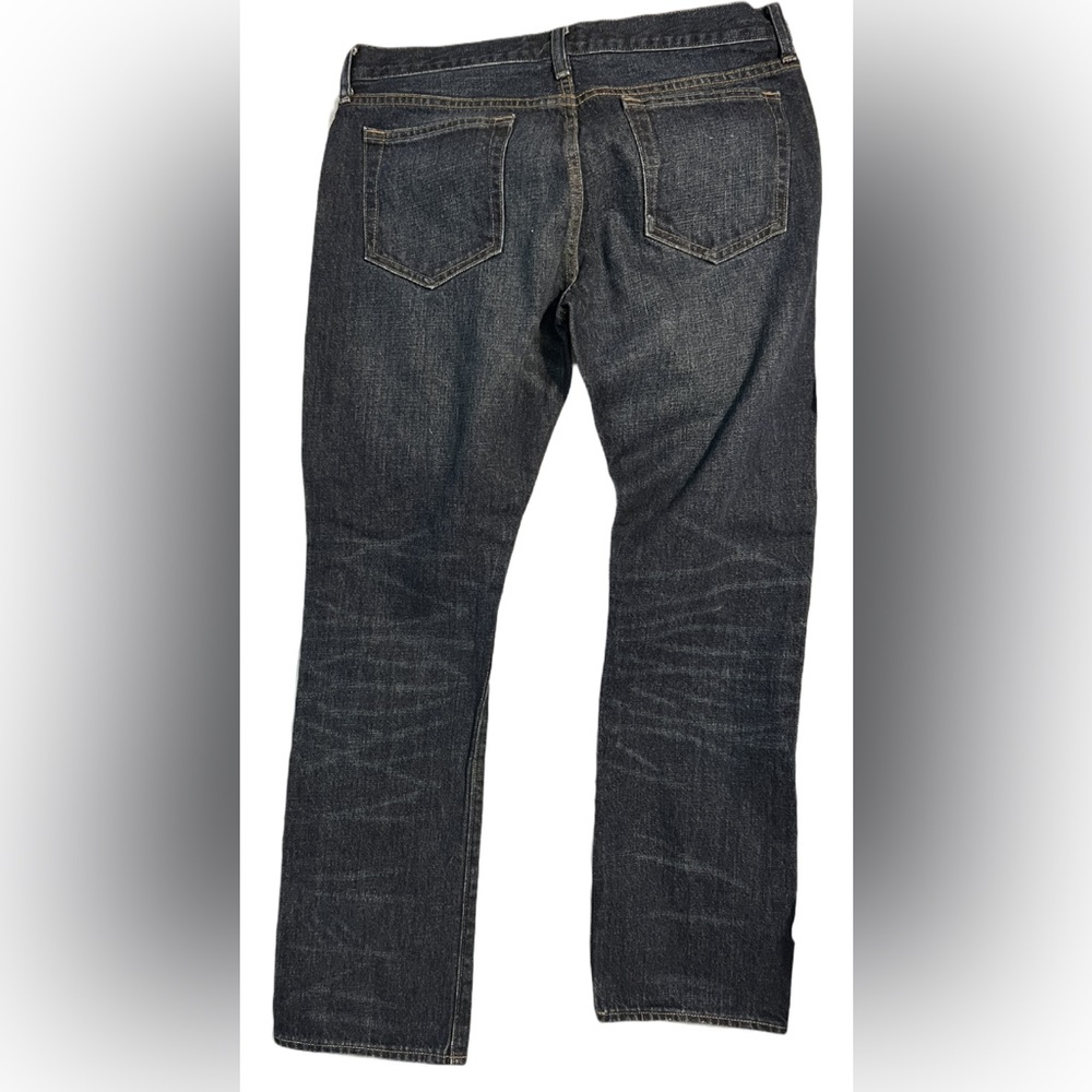 J.Crew Men’s 484 Blue Dark Wash Denim Jeans - Picture 2 of 5